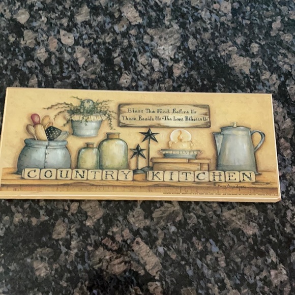 Country Kitchen Plaque